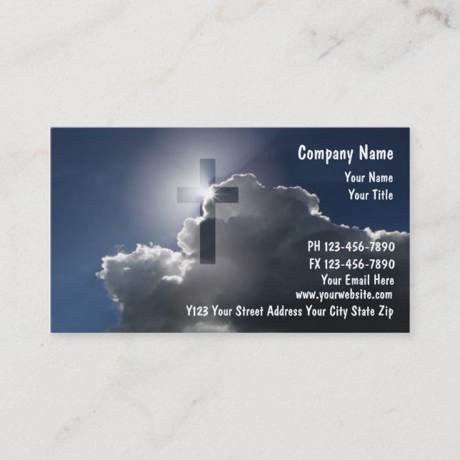 Christian Business Cards (Front)