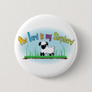 Christian button - The Lord is My Shepherd