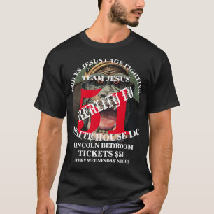 CHRISTIAN CAGE FIGHTING WASHINGTON DC LINCOLN  T-Shirt