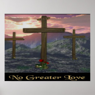 Christian Calvary art poster