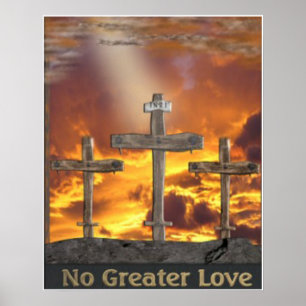 Christian Calvary art poster