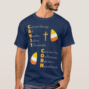 Christian Candy Corn Halloween Jesus Loves Boys Gi T-Shirt
