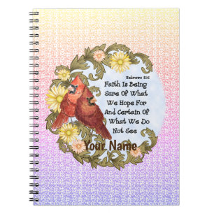 Christian Cardinals Faith Notebook