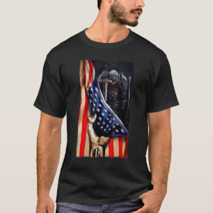 Christian Child Of God Warrior Of Christ American T-Shirt