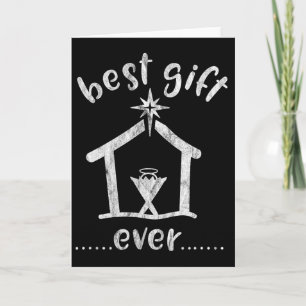 Christian Christmas Best Gift Ever Jesus Story Card