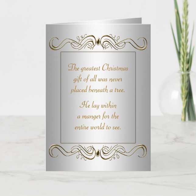 Christian Christmas Holiday Card (Front)