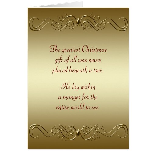 Christian Christmas Holiday Greeting Card  Zazzle