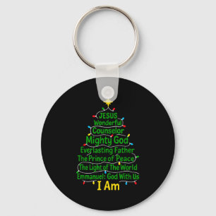 Christian Christmas Jesus Bible Names Xmas Tree Sh Key Ring