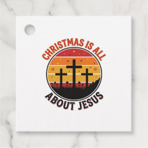 Christian Christmas Jesus Sunset Cross T-Shirt Des Favour Tags