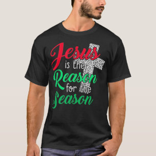 Christian Christmas Love God Jesus Religious Cross T-Shirt