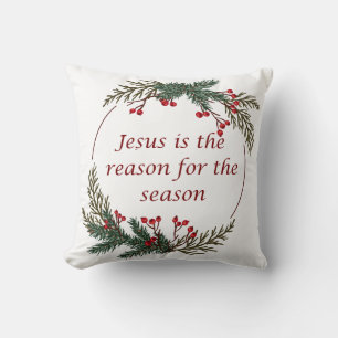 Christian Christmas Scripture  Cushion