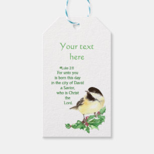 Christian Christmas Scripture Sticker Scripture Gift Tags