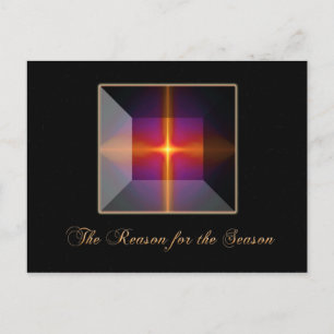 Christian Christmas Star Holiday Postcard