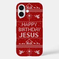 Christian Christmas Sweater Happy Birthday Jesus