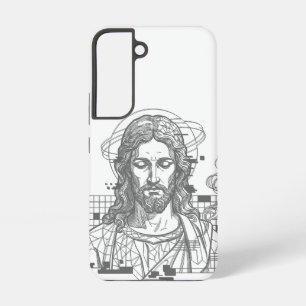 Christian Christwave Grid Anaglyph Jesus Christ Samsung Galaxy Case