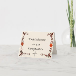 Christian Church Confirmation Greeting Card