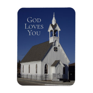 Christian Church Fairplay, Colorado God Loves You Magnet