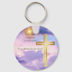 Christian Church Favor: Bulk or Single Keychain