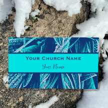 Christian Church Pastor Modern Turquoise Nature 