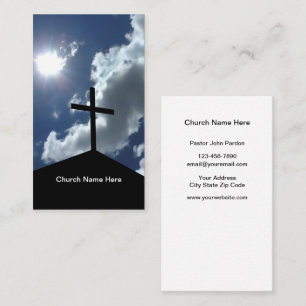 Christian Church Theme Business Cards
