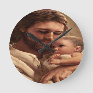 Christian Clocks Jesus and Child