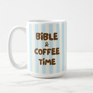 Christian Coffee Brown Typography Lettering Cosy Mug
