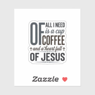 Christian Coffee Jesus Quote Vintage Shirt Design_