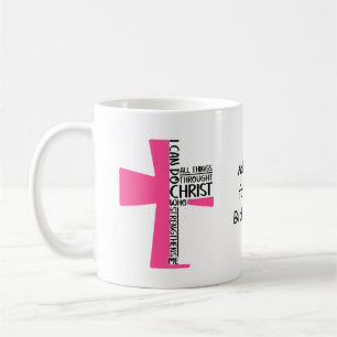 Christian Coffee Mug, Personalised Christian Mug