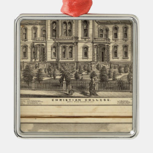 Christian College and Pacific Methodist College Metal Tree Decoration