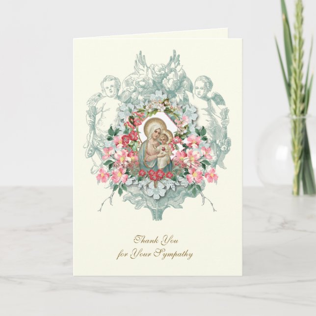 Christian Condolence Funeral Thank you (Front)