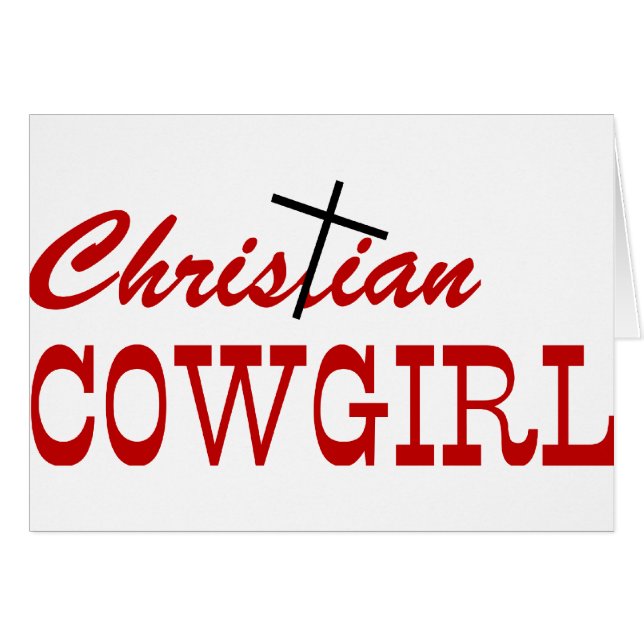 Christian Cowgirl (Front Horizontal)