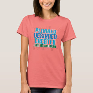 Christian creation shirt: Planned Designed Created T-Shirt
