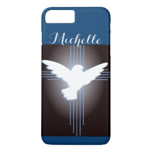 Christian Cross and Dove Personalised Case-Mate iPhone Case