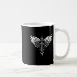 Christian Cross Angel Religious  Coffee Mug
