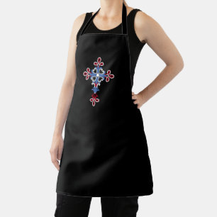 Christian cross apron