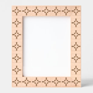 Christian cross border etched frames