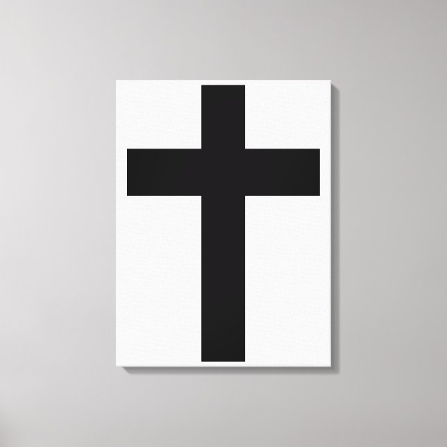 Christian Cross Canvas Print (Front)