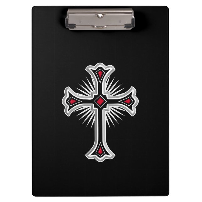 Christian cross clipboard (Front)