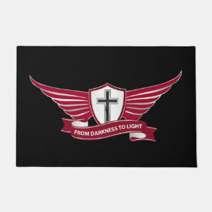 Christian cross doormat