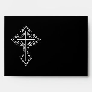 Christian cross envelope