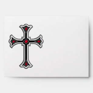 Christian cross envelope
