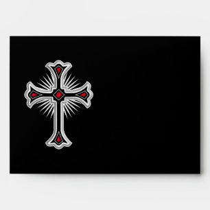 Christian cross envelope