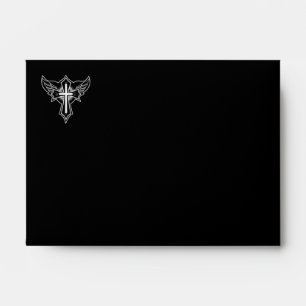 Christian cross envelope