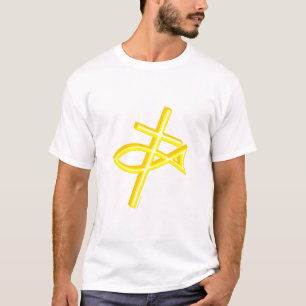 Christian Cross Fish T-Shirt
