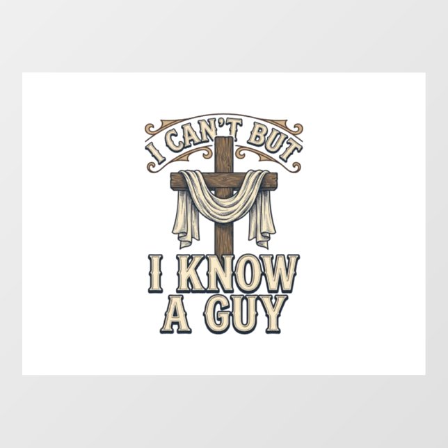 Christian Cross I Know a Guy Vintage Shirt (Sheet)