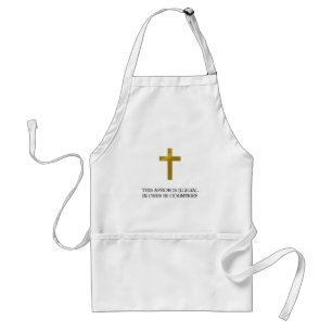 Christian Cross - Illegal in Over 50 Countries Standard Apron
