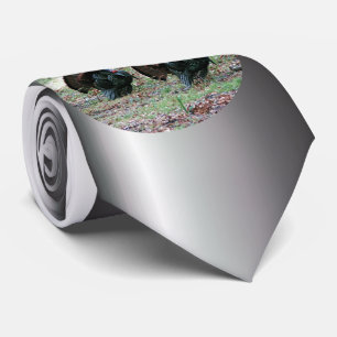 Christian Cross in Blue Light Tie