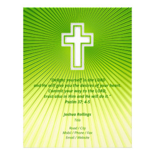 Christian Cross   Inspirational Flyer