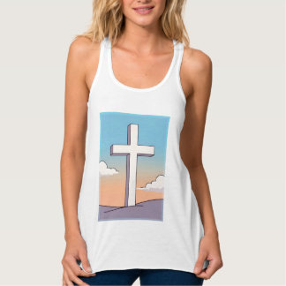 Christian Cross Inspirational Singlet