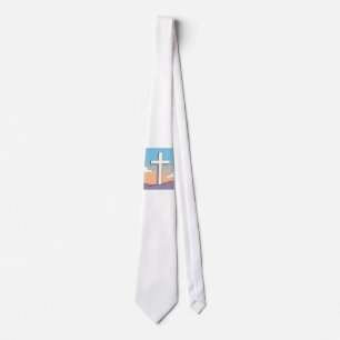 Christian Cross Inspirational Tie